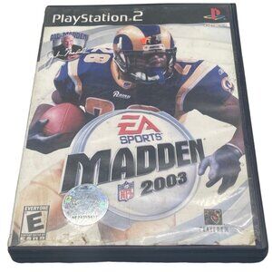 Madden DVD play station 2 2003 Dolby digital 1-2 players 1238 KB used see photos